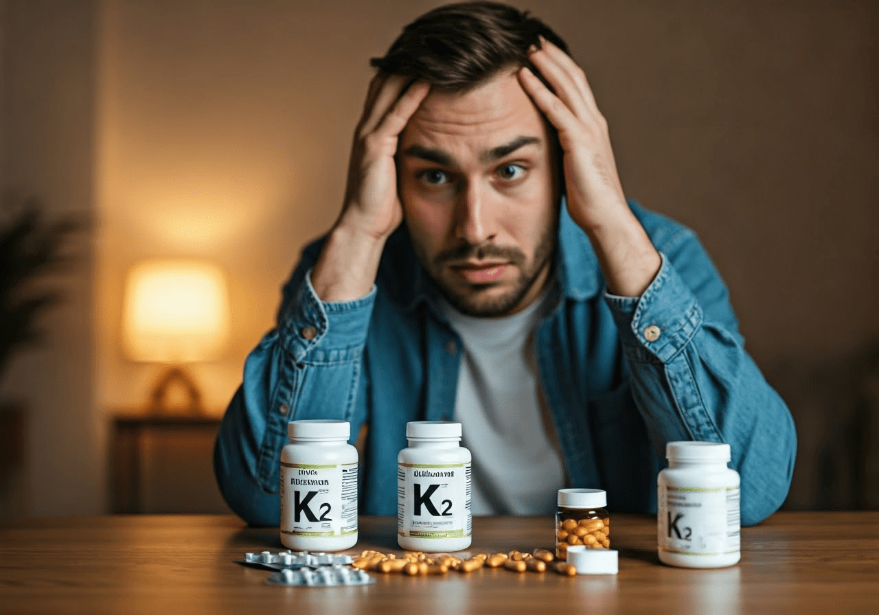 Man confused about Vitamin K2 supplements