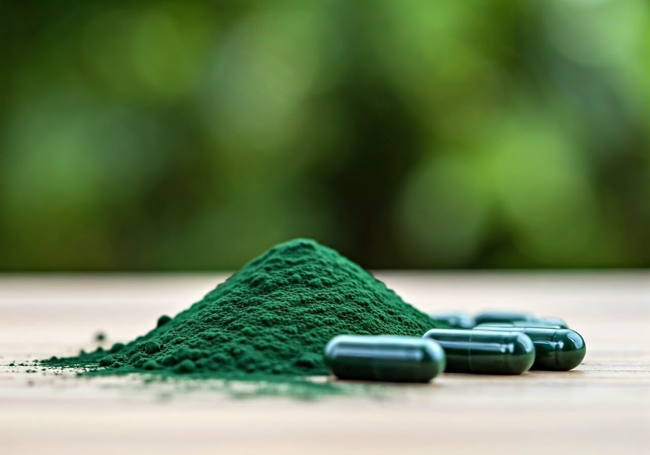 Spirulina for eye and oral health