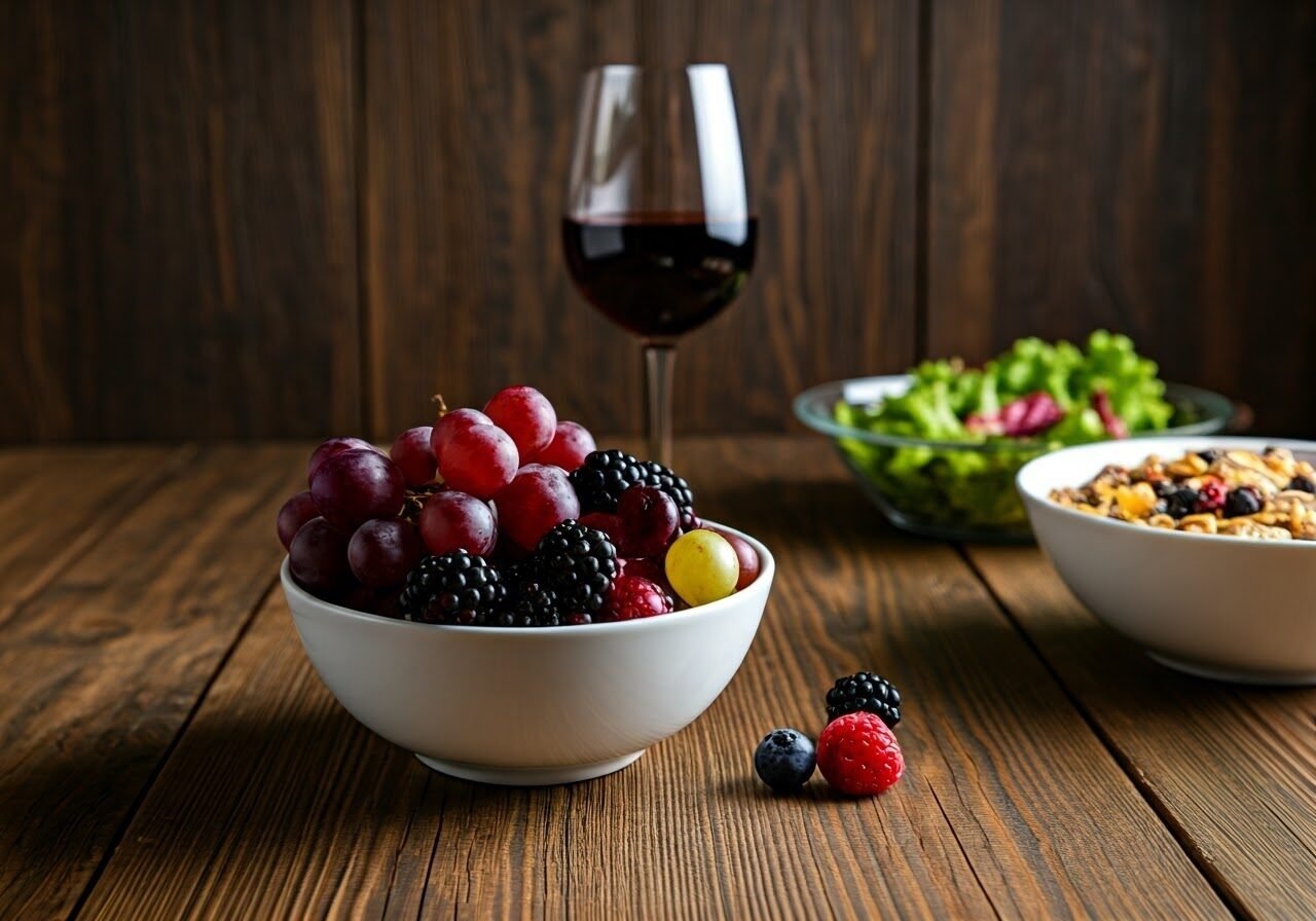 Healthy resveratrol-rich foods