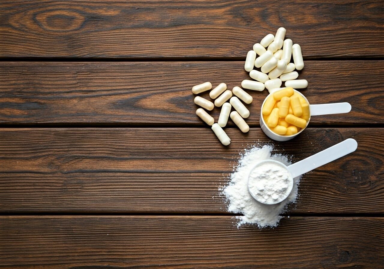Different forms of creatine supplements