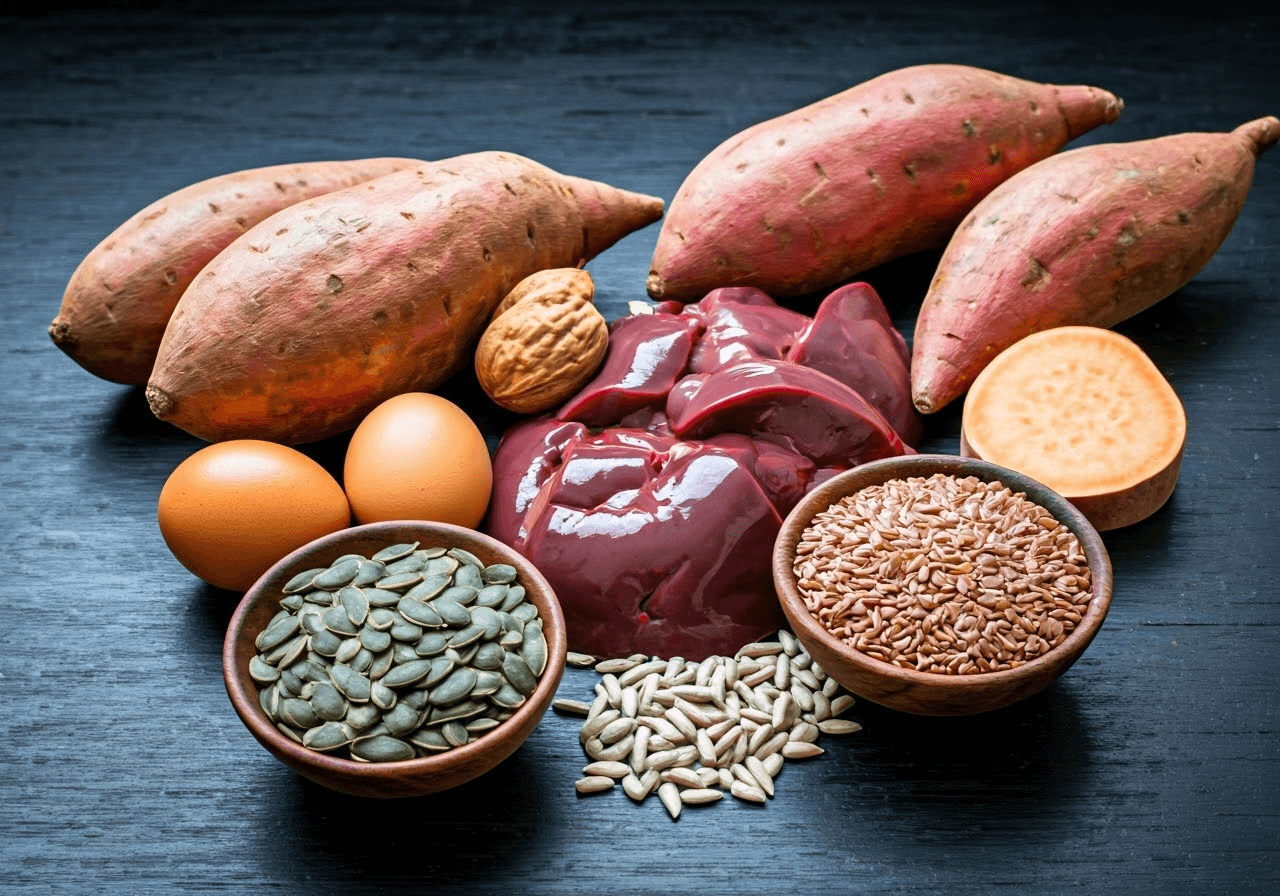 Vitamin B7 food sources.