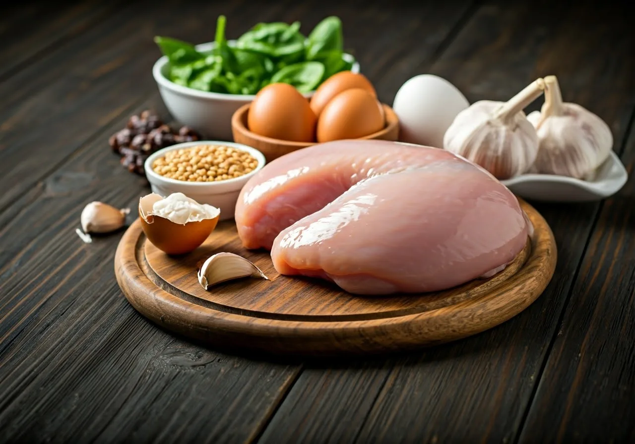 L-Cysteine rich foods display