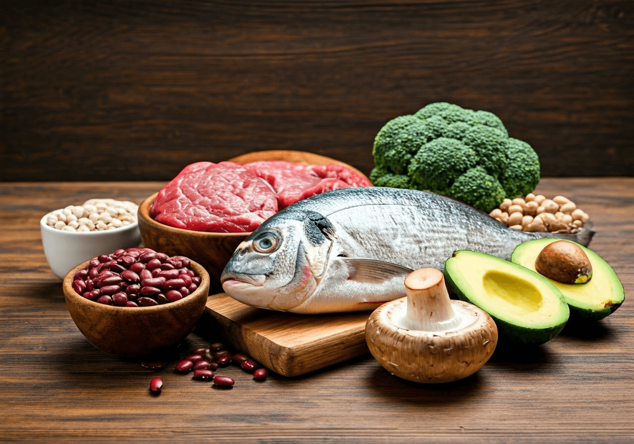Foods rich in Vitamin B5.