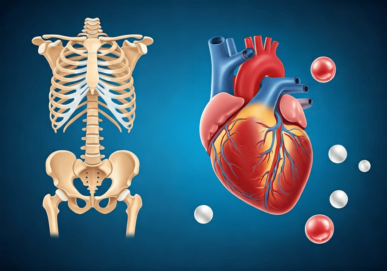 Vitamin K2 benefits illustration